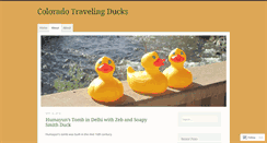 Desktop Screenshot of coloradotravelingducks.com